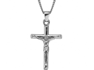 Jesus Kreuz Kette Herren Halskette Männer INRI