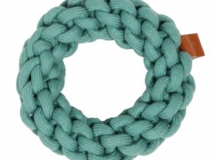 D&D Baumwollring Ben - blau - 19 x 19 x 5cm