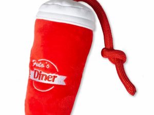 Karlie Flamingo Hundespielzeug Plüsch Milchshake