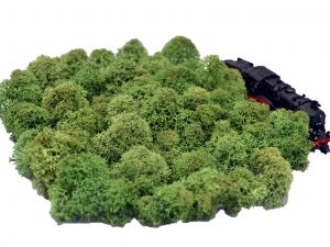 Muwse Islandmoos Tannengrün 25 g Maßstab Spur N Modellbau